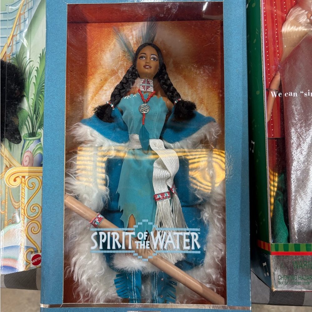 Spirit of the Water Barbie Doll - Native Spirit Collection, Blue and White